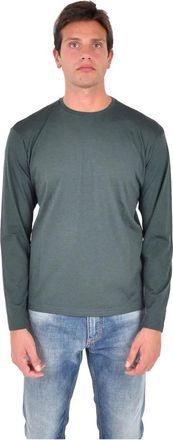 low brand Trui met ronde hals - Heren - Ronde hals truien - Groen - 3XL - Wol - Truien & Vesten