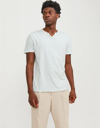 Jack & Jones Jack & Jones Mens Regular Fit Short Sleeve T-Shirt - White - Size: 40