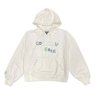 Converse (WMNS) Converse Chain Stitch Hoodie Asia Sizing Beige 10025515-A01