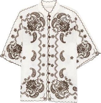 Zimmermann Mujer, Blusas y Camisas, Blanco, Talla: M