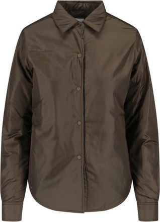 Aspesi Technical Fabric Long-Sleeved Shirt With Classic Collar