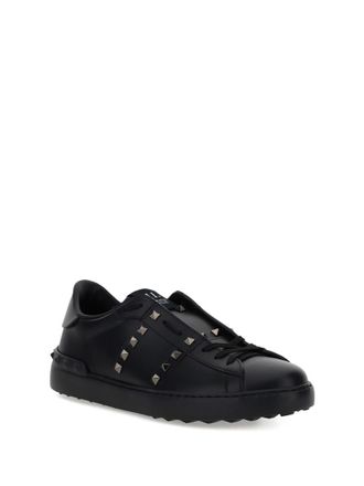 Valentino Garavani Black Rockstud Sneakers