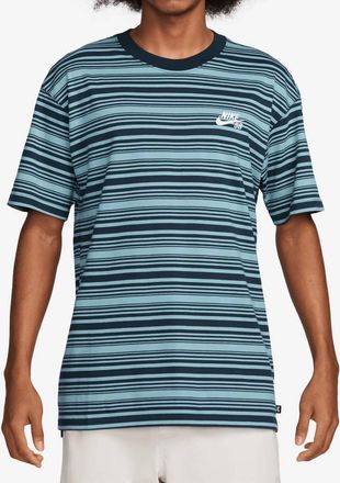 Nike Mens Sb Max Stripe Shirt In Turquoise