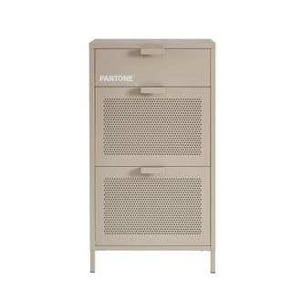 Pantone Mueble zapatero metal gris topo 55 cm