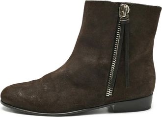 Giuseppe Zanotti Su&egrave;de laarzen met rits - Bruin