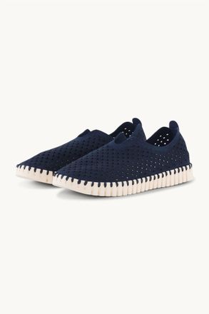 Ilse Jacobsen Womens Tulip 139 Sneaker Shoe In Dark Indigo