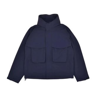 Pop Trading Company Heren Shell Jas - Heren - Zomerjassen - Blauw - XL - Jassen