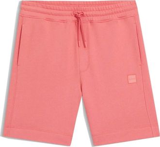 HUGO BOSS Sewalk Sweat Shorts - Heren - Korte Broeken - Roze - M - Katoen - Korte Broeken