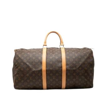 Louis Vuitton Vintage, unisex, Bruin, ONE Size, Leer, Pre-owned Monogram Reistas