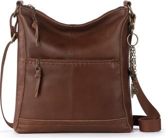 The Sak Lucia Crossbody Leather Bag in Whiskey Stitch at Nordstrom