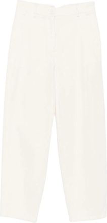 Via Masini 80 Rechte broek - Dames - Straight fit broeken - Wit - L - Broeken