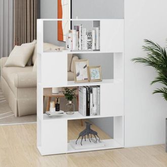 vidaXL Libreria/Divisorio Bianco 80x24x124,5 cm in Truciolato - Vidaxl