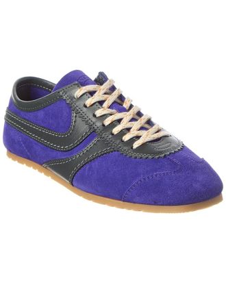 Dries Van Noten Suede & Leather Paneled Sneaker