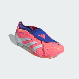 adidas adidas Performance Unisex Predator Elite Fold-Over Tongue Firm Ground Boots - Orange - Size UK 9.5