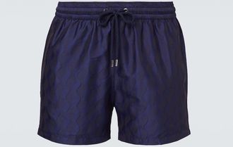 Frescobol Carioca Rio jacquard swim trunks