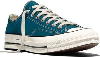 Converse Chuck Taylor All Star 70 Low Top Sneaker in Murky Waters/Egret/Black at Nordstrom, Size 11.5