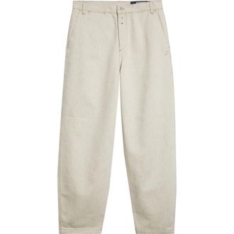 Jacquemus Le de-N&icirc;mes Paysan Straight Leg Jeans in Light Beige at Nordstrom, Size 30