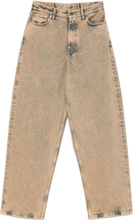 Y / Project Loose Fit Jeans, male, Beige, W32, Multi-Waistband Denim Jeans
