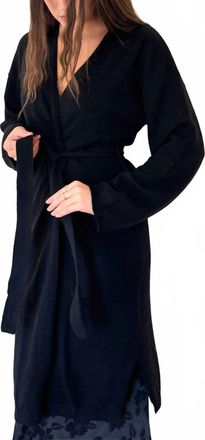 Crush Bambam Maxi Cardigan In Black