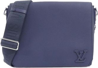 Louis Vuitton Ancre Leather Messenger Bag Shoulder Bag (Pre-Owned)