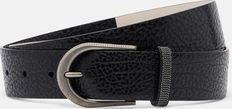 Brunello Cucinelli Monili leather belt