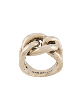 Goossens Lhassa ring - unisex - 24kt Gold Plated Brass - 53