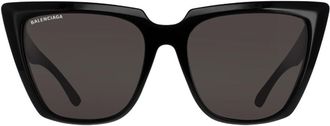 Balenciaga cat eye dames zwart grijs bb0046s
