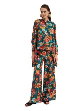 La DoubleJ Foulard Shirt Hottie Emerald at Nordstrom, Size Xx-Small