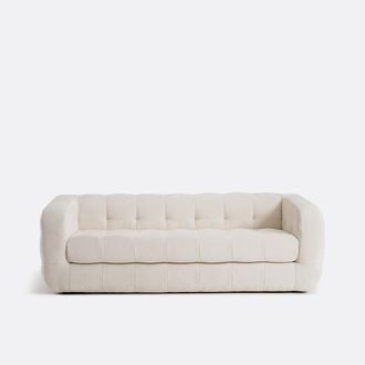 La Redoute Interieurs 2- en 3-zitsbank, dik fluweel, PIETA