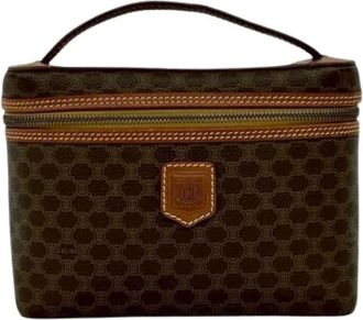 Celine Pre-owned Handbags, female, Brown, Size: ONE SIZE Pre-owned Vanity Bag