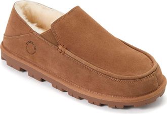 Dearfoams Fireside Shepparton Water Repellent Loafer in Chestnut at Nordstrom, Size 12