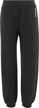 Jil Sander Black Relaxed Fit Cotton Cropped Pants