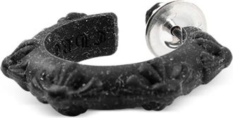 Chrome Hearts Oorbel met reli&euml;f - Zwart