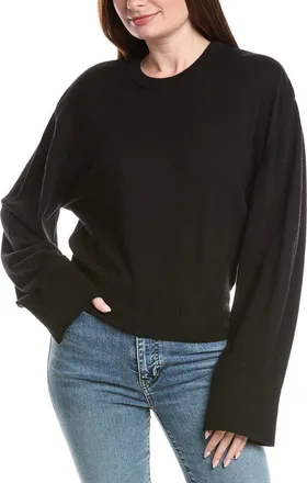 WeWoreWhat Weworewhat Bubble Crewneck Wool-Blend Sweater