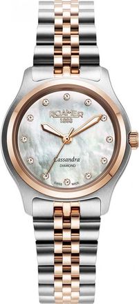 Roamer Womens 626847-49-89-20 Ladies Cassandra Diamond Watch - Silver - One Size