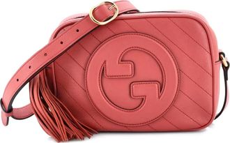 Gucci Borsa a tracolla Blondie NM piccola in pelle trapuntata con motivo diagonale - Rosa
