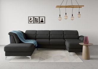 Sit&more Wohnlandschaft »Sinatra U-Form« optional mit Kopfteilverstellung und Armteilfunktion etc