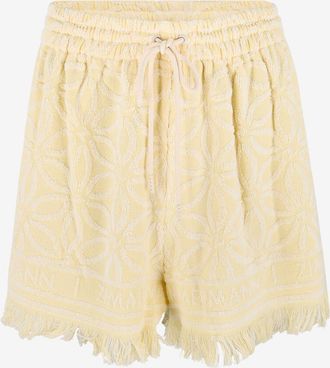 Zimmermann Ausgefranste Frottee-Shorts Coco Towelling