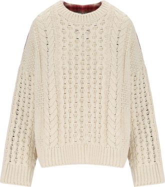 Essentiel MAGLIONE GIROCOLLO IFACE BIANCO ESSENTIEL ANTWERP