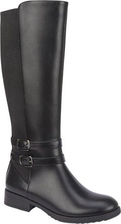 Shoes By Emma Ladies Long Leg Boot With Elasticated Twin Gussets For A Comfortable Fit And Zip Fastening Sizes 4-8 (Black 1, UK Footwear Size System, Adult, Women, 