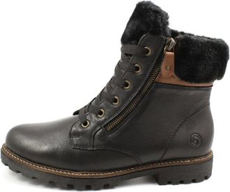 Remonte Laarzen - Dames - Schoenen - Zwart - Maat: 38 EU Leer