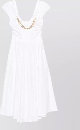 Elisabetta Franchi cotton midi dress