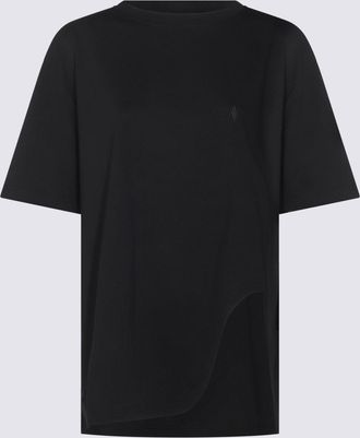 The Attico Black Cotton T-shirt