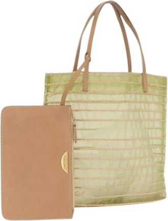 Dior Pre-owned Tote Bags, female, Green, Size: ONE SIZE Pre-owned Vintage Hand Bag
