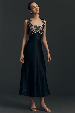 Maeve The Jocelyn Sleeveless Lace Midi Dress by Maeve