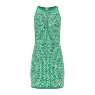 Casablanca Sleeveless Mini Dress - Dames - Korte kleedjes - Groen - M - Katoen - Kleedjes