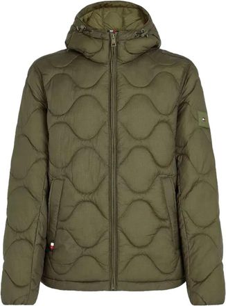 Tommy Hilfiger Stijlvolle Jas RBN - Heren - Winterjassen - Groen - M - Polyester - Jassen