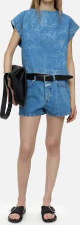 Closed Klaire Denim Shorts In Mid Blue