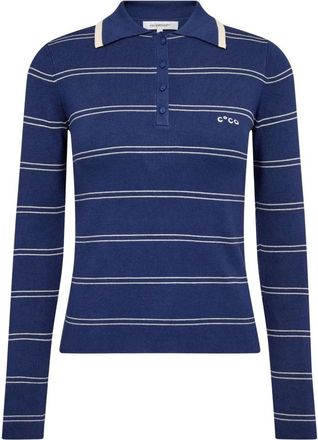 Co'Couture Camisa Polo - Tops - Mujer - Azul - S