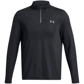 Under Armour Heren Stride Korte Rits Top (Grijs)